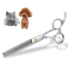 Scissors 7 Inch Pet Hair Scissors Grooming Professional Stainless Steel Dog Hair Thinning Scissors Pet Shears For Cat Dog Hair Grooming