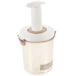 Storage Bottles Vacuum Container Food For Home Kitchen With Hand Pump