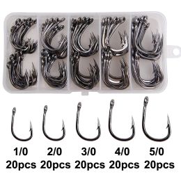 Fishhooks 100Pcs/Box 10827 Live Bait Hook Circle Hooks Strong Stainless Steel Sharp Fishing Hooks For Saltwater Fishing