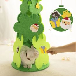 Mats The New Christmas Tree Felt Nest Cat Nest Four Seasons General Wear Resistant To Scratch Not Easy To Drop Crumbs Cat Nest