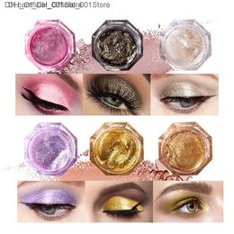 Eye Shadow Shiny diamond silver eye shadow waterproof rose gold glitter sequins eye shadow beauty cosmeticsQ240229