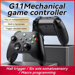 Gamepads G11 Wireless 2.4G BT Mechanical Game Controller for Switch Pro PC Android IOS Tablet Smart TV SettopBox Gamepad Joystick Handle