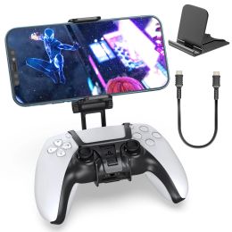 Stands OIVO for PS5 Controller HandgripStand ClipHolder Mobile Phone Stand Clamp Mount Bracket Gamepad Stand Holder for PS5