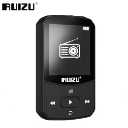 Player RUIZU X52 Sport Bluetooth MP3 Player Portable Mini Clip 8GB/16GB Music MP3 Player with FM,Recording,EBook,Video,Clock,Pedometer