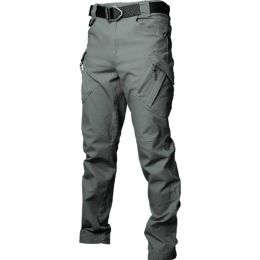 Pants New IX9 Winter Softshell Hiking Pants Tactical Pants Mens Hunt Fleece Cargo Pants Waterproof Combat Warm Work Trousers Male