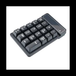 Keyboards 2.4GHz Wireless Keyboard Mini USB Numeric Keypad 19 Keys Number Pad Numpad Receiver for Accounting Laptop PC Computer(A)