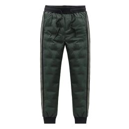 Sweatpants Male Thick Warm 2023 Men's Winter Duck Down Padded Pants Big Size 5XL Jogger Windproof Feather Padding Trouser Men