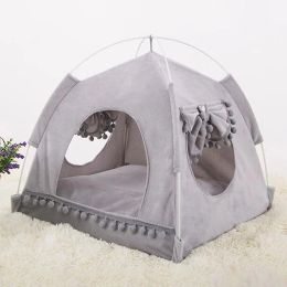Houses Cat Bed Foldable Cats Tent Dog House Bed Kitten Dog Basket Beds Cute Cat Houses Home Cushion Pet Kennel Products Sweet Princess