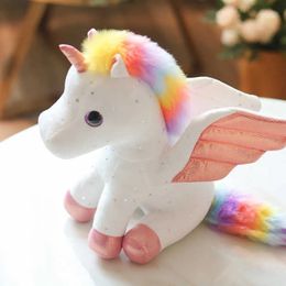 2024 Factory Wholesale 4 Colours 7.9 Inch 22cm Starry Unicorn Plush Toy Doll Children's Gift