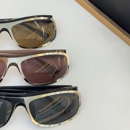 CH71557 Steampunk-Designer-Sonnenbrille, klassische Y2K-Sonnenbrille mit großem Vollmetallrahmen, Vollrand-Sonnenbrille, Lunette de Soleil, universell polarisierte ovale Form für Herren und Damen