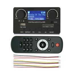 Player LCD Display Bluetooth 5.0 MP3 Decoder Board Support Handsfree Recording FM DC 12V MP3 WMA WAV APE FLAC Audio Player