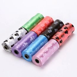 Bags 20/50/100 Rolls Wholesale Colour Mixing Pet Little Poop Bags for Dogs Mascotas Products Accessories Sturdy PE Dog Garbage Bag