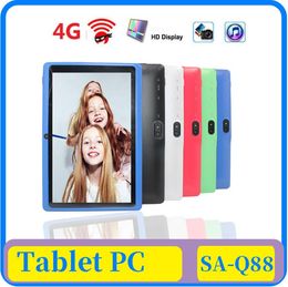 12X 7 inch Capacitive Allwinner A33 Quad Core Android 44 dual camera Tablet PC 8GB RAM 512MB ROM WiFi EPAD Youtube Facebook Googl7924285