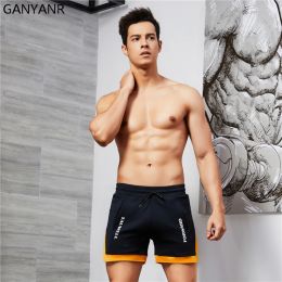 Clothing GANYANR Running Shorts Men Athletic Leggings Gym Basketball Sports Soccer Volleyball Tennis Training Fitness Crossfit Pockets