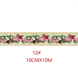 Wall Stickers 10cm 10m Waterproof Self-adhesive 3D Sticker PVC Living Room Decoration Tile Baseboard Waist Line