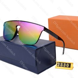 Outdoor Cycling Goggles Designer Mens Sunglasses Fashion Shading Sun Glasses Large Frame Sunglasses With Box 5 Colours