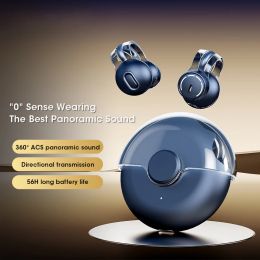 Earphones Wireless Bluetooth5.3 Earphones Earclip TWS Bone Conduction Headphones 360°ACS Sound Sport Earbuds Headset With Mic for xiaomi