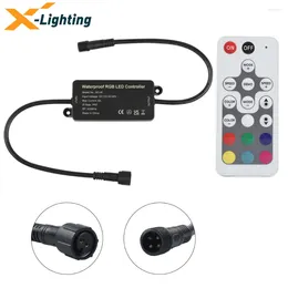 Controllers IP67 Waterproof LED Controller For Single Colour RGB Strip/Deck/Pool/Garden Lights DC12V 24V With 433MHz RF Remote Control
