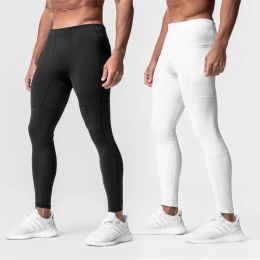 Tights Men Sport Tights Gym Running Leggings Training Exercise Pants Crossfit Basketball Tights Soccer Fitness Leggings Man Gym Clothes