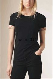 Women's Blouses Shirts 2020 style Brand designer shirts clothes short-sleeved female sexy cotton T-shirt 8 Colours 240229