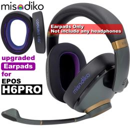 Earphones misodiko Upgraded Earpads Replacement for EPOS H6 Pro Gaming Headset