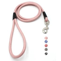 Leashes 180CM Dog Leash Reflective Heavy Duty Climbing Rope Leash for Medium Large Dog Nylon Strong Training Leash Slip Lead Strap