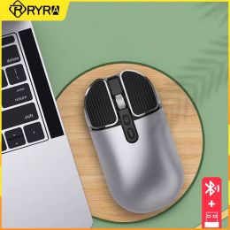 Mice RYRA M203 wireless bluetooth mouse for deaktop computer PC accessories dualmode notebook office home silent mouse charging