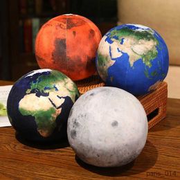 Stuffed Plush Animals 17/27CM Simulation Earth Moon Sun Martian Sphere Plush Toy Pillow Star Plush Doll Room Decor Birthday Gift for Kids Boys Gift