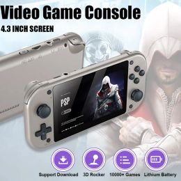 Players 2023 New Handheld Game Player 4.3 inch Video Game Console M17 Retro Gaming Accessories 10000 Classic Games for PSP/GBA/Atarii