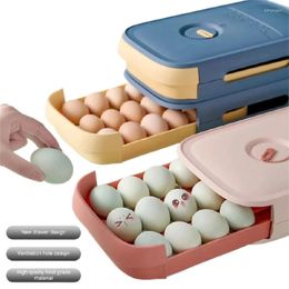 Storage Bottles Plastic Containers Drawer Organiser Boxe Box With Lid Refrigerator Kitchen Tray