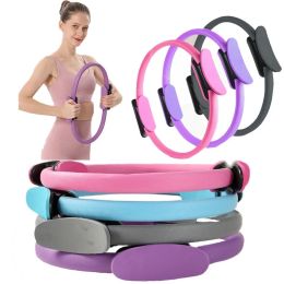 Gymnastics Pilates Ring Magic Circle Body Exercise Fitness Weight Workout Gymnastics Aerobics Wheel Handle Exercise Weight Loss Yoga Circle