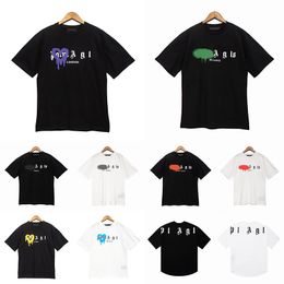 Fashion T Shirt for men women palms/angel Summer Black White T-Shirts Clothing Polos Short Sleeve Luxurys Clothes High1 Quality