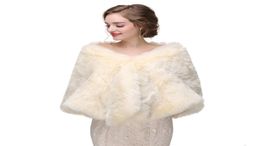 CMS09 Bridal fur stole Vintage stole faux fur Winter Wedding Coat bridal shawl wrap fur bridal stole wedding stole faux fur cap9798028