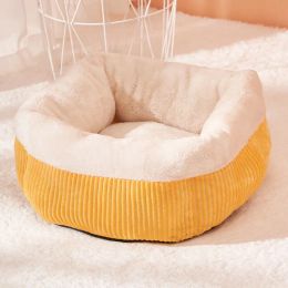 Mats Durable Washable Cat Sofa Bed Cosy Circular Kennel Calming Pet Basket Kitten Puppy Crate Nest for Sleeping