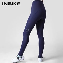 INBIKE Womens Cycling Pants Long Padded Bike Tights Legging for Riding with Pockets MTB Mountain Biking Pants Accessories 240223