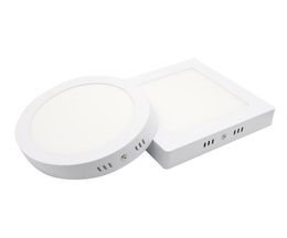 Edison2011 Square And Round 6 12 18 24 W Surface Mounted Led Downlight Square Panel Light SMD Ultra Thin Circle Ceiling Down Lamp2913211