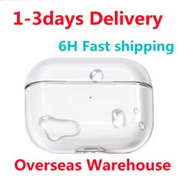 USA Stock için Apple Airpods Pro 2 2. Nesil AirPod 3 Profesyonel Aksesuarlar Solid TPU Silikon Koruyucu Kulaklık Kapağı Kablosuz Şarj Şok geçirmez Kılıf