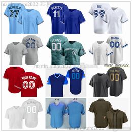 Stitched 2024 Baseball Jersey 58 Tim Mayza 46 Wes Parsons 56 Zach Pop 29 Yariel Rodriguez 50 Erik Swanson 45 Mitch White 60 Yosver Zulueta 9 Danny Jansen 2 Justin Turner