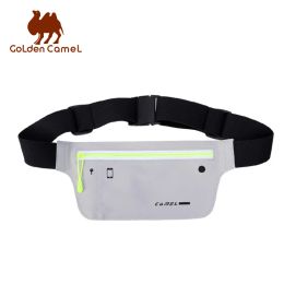 Bags GOLDEN CAMEL Running Waist Bags Men and Women Mobile Phone Bag Walking Bag Waterproof Storage Zipper Pocket Sports Fitness Belt