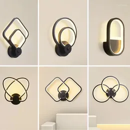 Wall Lamps LED Creative Lamp Bedroom Bedside Modern Minimalist Living Room El Aisle Staircase Back Decoration Lighting