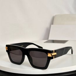 Gold Black Square Sunglasses Dark Grey Lenses for Men Women Luxury Glasses Shades Occhiali da sole UV400 Eyewear