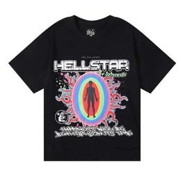 Homens camisetas 2024 manga tee homens mulheres de alta qualidade streetwear hip hop moda camiseta inferno estrela hellstar curto 172