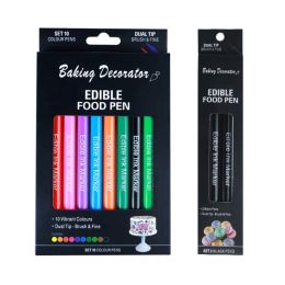 Markers Set of 12 Food Colouring Pen Food Colouring Marker Pen Dual Sided Edible Markers