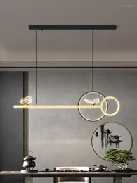 Pendant Lamps Dining Room Lamp Modern Minimalist Nordic Light Luxury Bar Counter 2024 Chandelier Design Creative Starry Sky