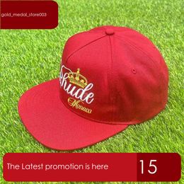 Ball Caps Classic RHUDE Baseball Cap Men Women 1 1 Quality Green Red Yellow Blue Black Rhude Adjustable Hat 230321 847