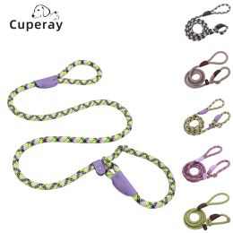 Leashes Nylon Durable Dog Rope Leash,Premium Quality Training Slip Lead,Reflective Thick Heavy Duty P Chain for Large Medium Small Dogs