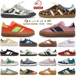 Casual Vegan Og Wales Bonner Pony Leopard Tonal Cream Sier Core Nero Sporty Rich Designer Scarpe da skate Rosso Bianco Verde Uomo Donna Sport Sneakers basse 36-45