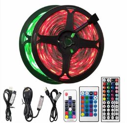 LED light with USB low voltage 5V 2835RGB soft light strip 60 lamp running horse lamp dripping waterproof TV TV background light7611845