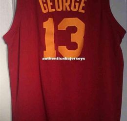 Cheap whole Paul George 13 Hickory Men Rare AD PG OG New Tshirt vest Stitched Basketball jerseys2637281