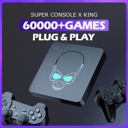 Consoles Beelink Super Console X King Retro Video Game Console 60000+Games 63+ Emulator For Sega Saturn/DC/MAME Android TV 9 WiFi 6